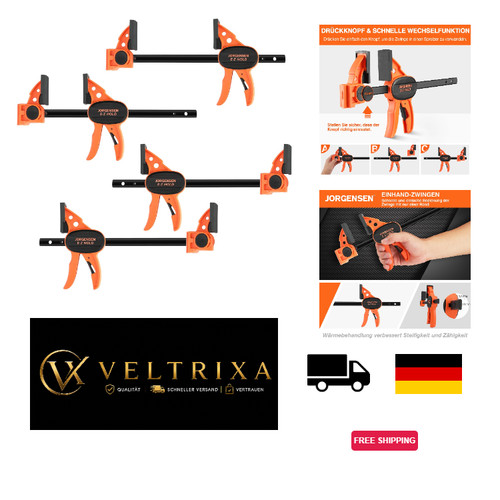 Einhandzwingen set stück - set, 4