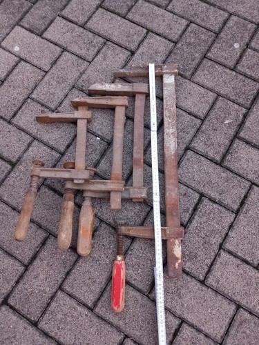 Konvolut alte schraubzwingen - alte, /