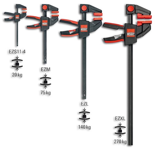 Bessey einhandzwinge ezs - einhandzwinge, ezs-set