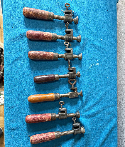 Schraubzwingen verstellbar - 7x,